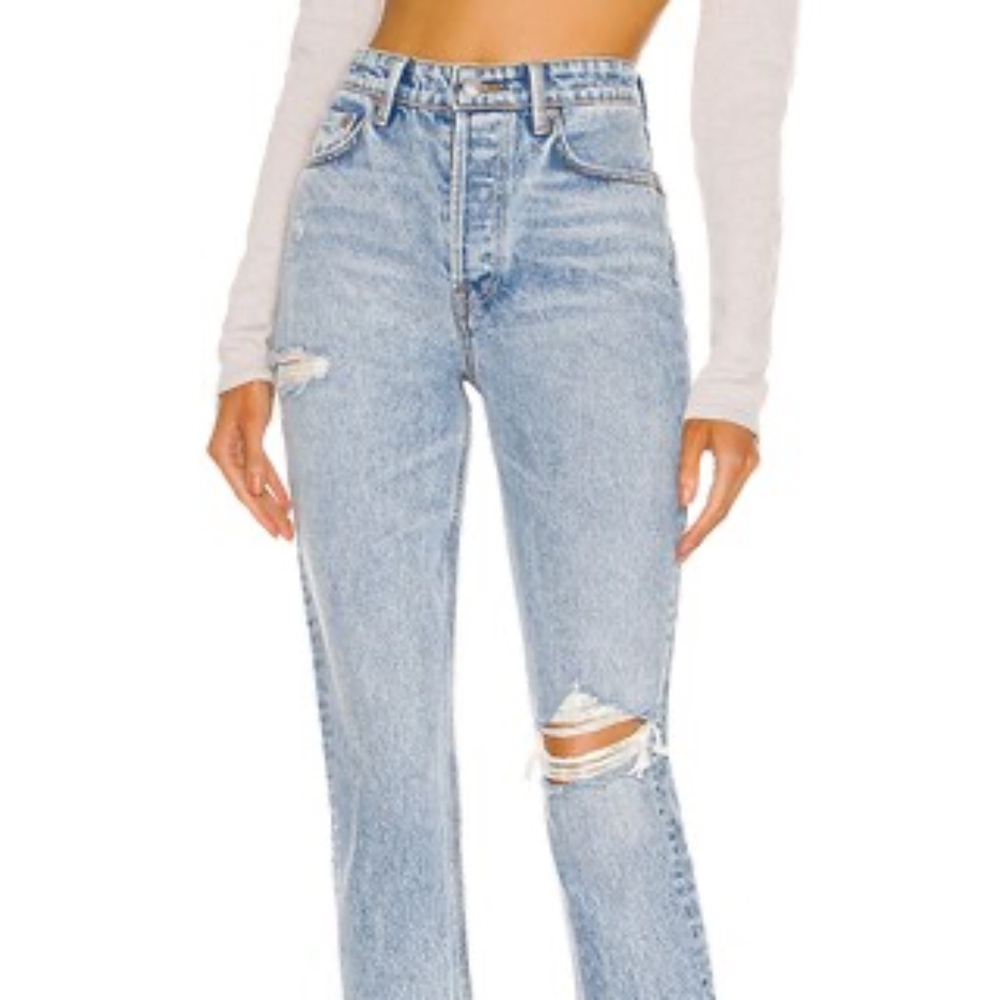 GRLFRND Karolina High Rise Straight Crop